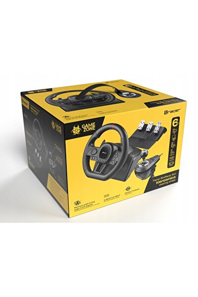 Tracer SimRacer Volan cu cutie de viteze manuală 6 în 1 (PC/PS4/PS3/Xone/X360...