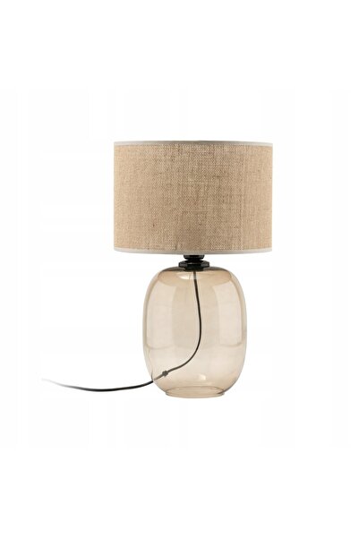 TK-Lighting Lampă de masă TK LIGHTING MELODY 5986 E27 AMBER/JUTE