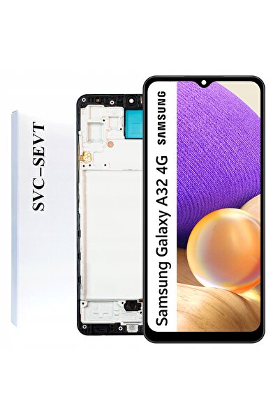 NO BRAND Display pentru Samsung Galaxy A32 4G Ecran LCD cu Ramă Original Zila...