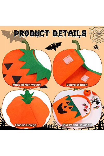 Stor Costum de Halloween Dovleac, set din 3 piese, pentru adulți, unisex