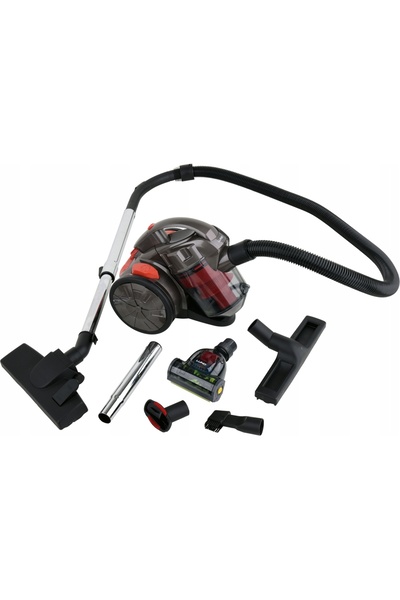 LUND Aspirator fără sac, ciclonic, 700W, 1.5L, cu filtru HEPA și 5 perii
