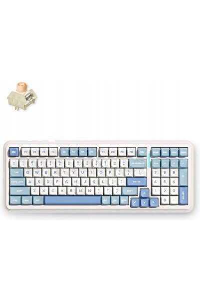 NO BRAND Tastatură MCHOSE MC-K99V2-4 Alb/Albastru