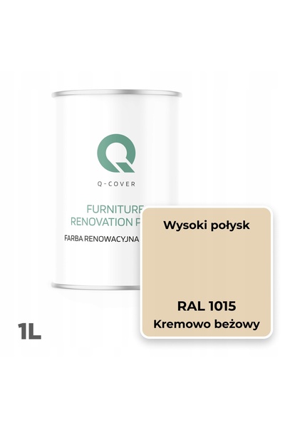 NO BRAND Vopsea pentru fronturi de dulapuri de bucătărie crem bej RAL 1015 lu...