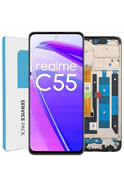NO BRAND Display pentru Realme C55 Ecran LCD Panou de afișaj cu ramă Original...