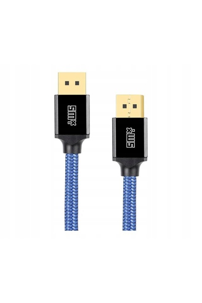 NO BRAND Cablu Silver Monkey X DisplayPort 2.0 Ultra împletit 3 metri albastru