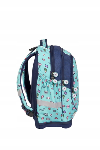 NO BRAND SWEET PIXELS Rucsac școlar pentru fete kl 1-4