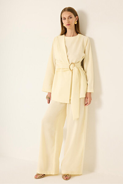 Touché Privé Gold Buckle Tunic Pants Set