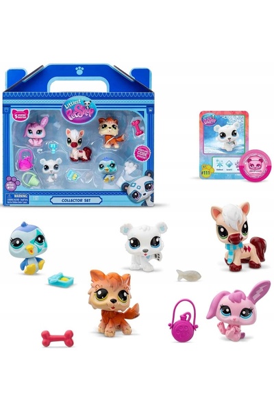 Littlest Pet Shop Set de figurine cu tematică de iarnă LPS00573