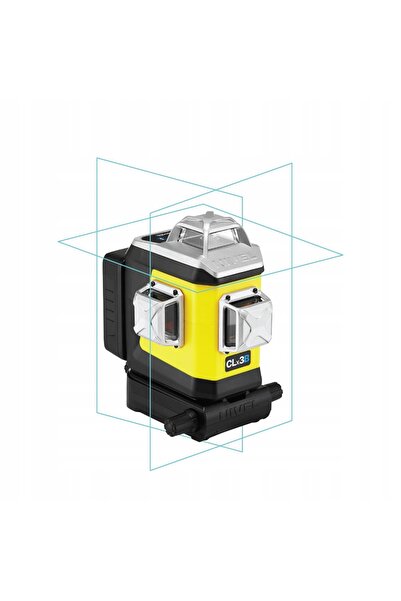 Nivel System LASER CU LINII ÎN CRUCE ȘI RĂZĂ ALBASTRĂ 3x360 BLUETOOTH CLx3B