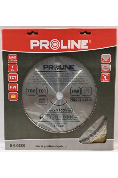 Proline Disc de ferăstrău cu carbură pentru lemn 400mm 80 dinți 84408