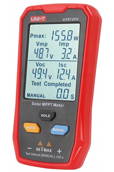 unı-t Tester de panouri solare 800W Multimetru PV MPPT LCD Portabil