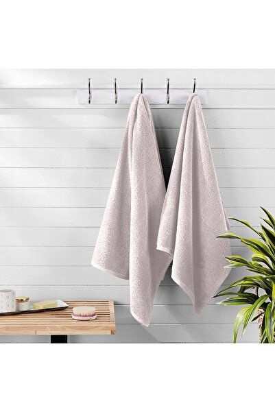 NO BRAND Set 3 prosoape PREMIUM cu bucle duble, 500g, 50x100cm, bej