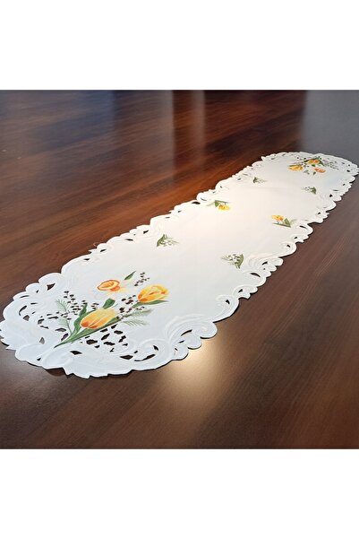 NO BRAND Traversă de masă PRIMĂVARĂ - 45x170 cm - model floral sacroști