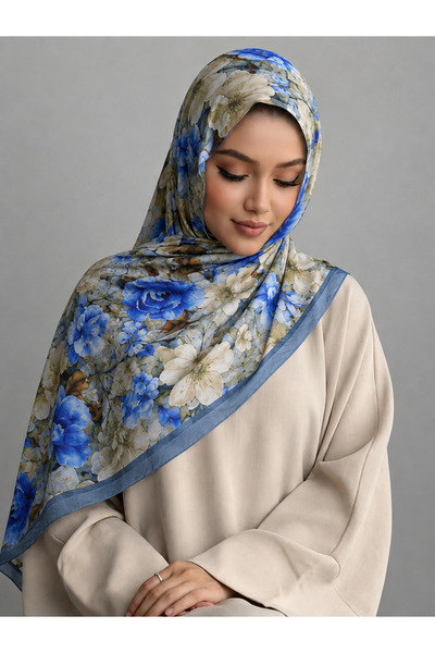 OttomanSilk Floral Patterned Shawl