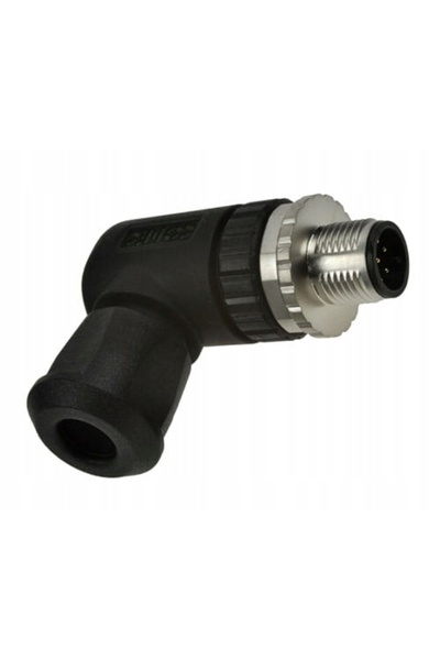 NO BRAND Mufă tată unghiulară M12 cu 8 pini (43-00133) Conec