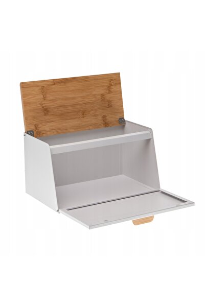 NO BRAND Chlebak design de bucătărie inteligentă monobloc alb