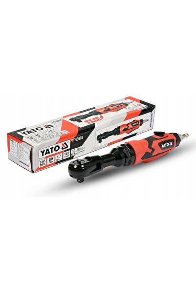 yato Cheie cu clichet pneumatică unghiulară 1/2 " 80 Nm, carcasă compozită