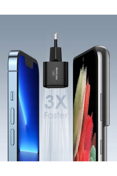 NO BRAND INNOSTYLE ÎNCĂRCĂTOR RAPID CUBE USB-C 33W USB TIP C GAN II PENTRU SA...