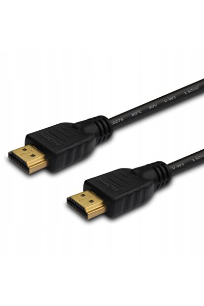 Elmak Cablu HDMI SAVIO 20m Negru Conector placat cu aur V1.4 Viteză mare 3D