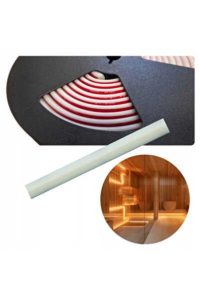 NO BRAND Bandă LED profesională COB impermeabilă SAUNA 24V IP68 480 LED/m 4000K