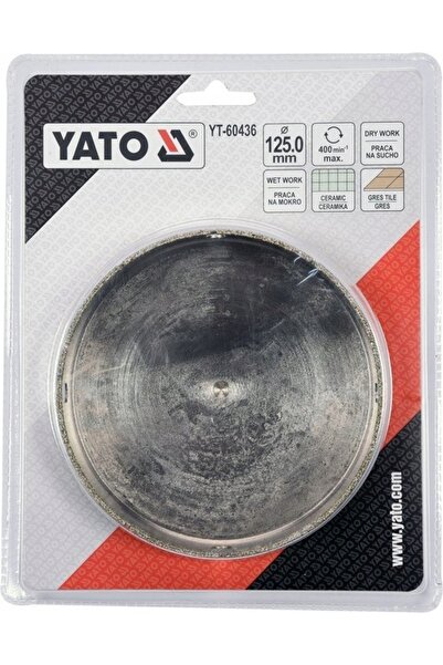 yato Burghiu diamantat de 125 mm pentru granit și ceramică, pentru utilizare ...