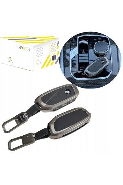 NO BRAND Husă cheie auto neagră pentru BMW 5 G60 7 G70 X1 X5 G05 LCI X6 X7 XM