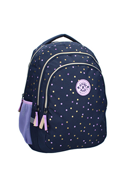 NO BRAND VADOBAG RUCSAK ȘCOLAR CU UN SINGUR COMPARTIMENT MILKY KISS DOTTED DE...