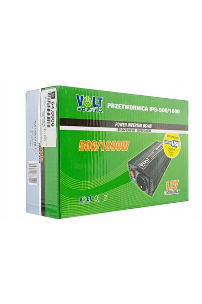 VOLT POLSKA INVERTOR AUTO 12V 230V 500W 1000W + USB