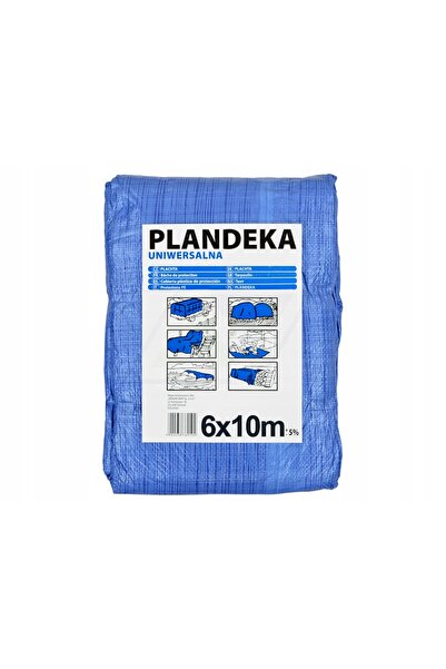NO BRAND PRELATĂ 6X10, FOLIE DE PROTECȚIE ALBASTRĂ REZISTENTĂ, ACOPERITOARE I...