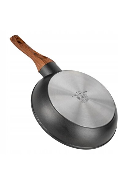 NO BRAND Tigaie cu inducție, 24 cm, cu strat antiaderent din granit, adâncă, ...