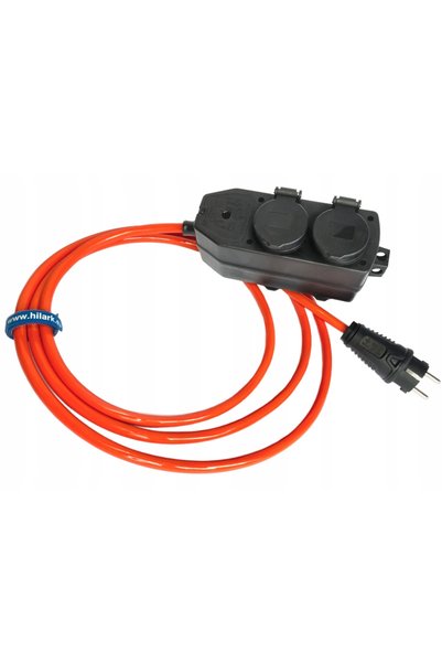 NO BRAND Cablu prelungitor H07BQ-F 3x2,5mm² 10m BRANCHER
