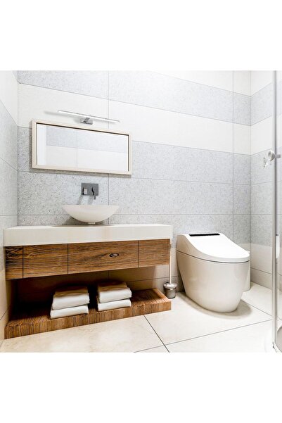 Milagro Aplică de perete SPLASH Argintie 16W LED 80cm, Modernă, pentru casă.