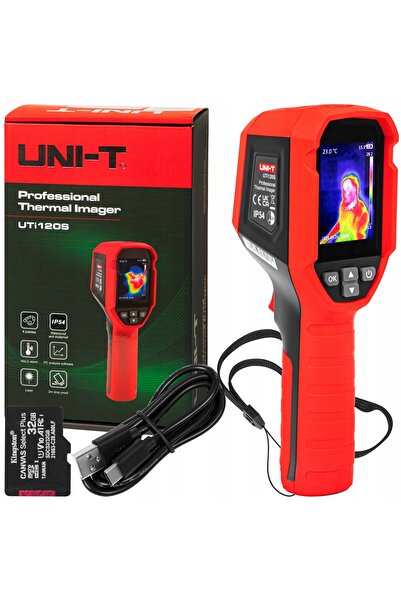 unı-t CAMERĂ TERMOVIZUALĂ PORTABILĂ UTi120S PIROMETRU APARAT DE MĂSURARE A TE...