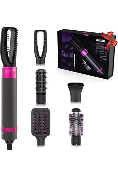 Generic Brand 5 in 1 Hair Styler – Blow Drying Brush, Hair Dryer & Curler Set...