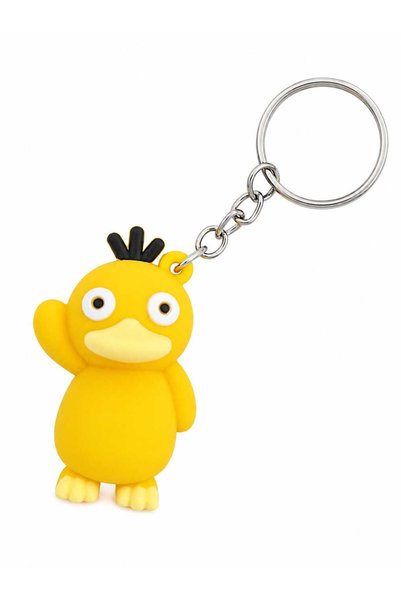 KAYLANIN DÜNYASI Cute Yellow Duck Figurine Keychain – Bag Ornament, Car Keychain, Home Keychain, Gift Accessory (1 Piece)