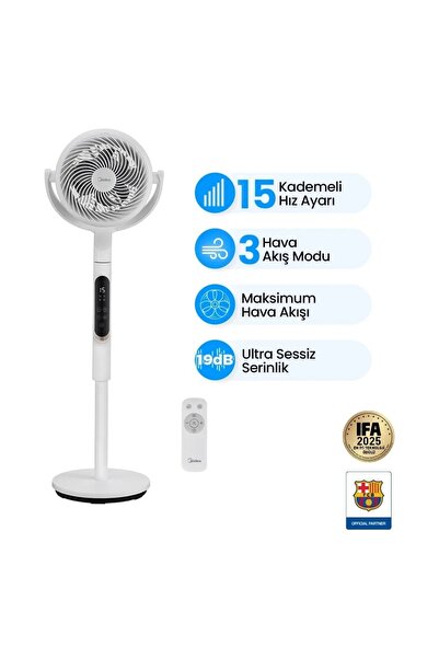 Midea ELVT Yeni Seri Hava Sirkülasyonlu 12 Hız Kademesi, Sıcaklık Kontrollü, ...