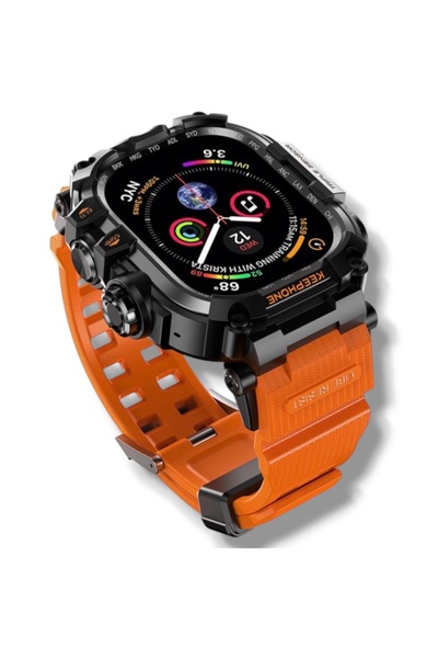 Bruntoo BR Keephone Apple Watch Series 10/11 46mm Uyumlu Bassion Serisi Tam K...