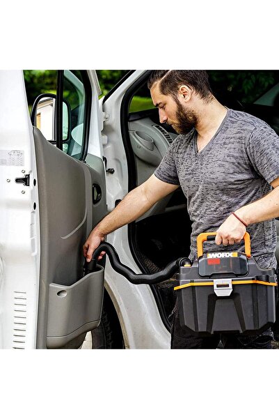 WORX WX031.9 20Volt 200W/16Kpa Li-ion Kömürsüz Flexi Esnek Hortumlu Islak/Kur...
