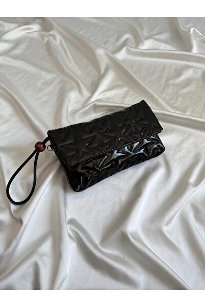 Mia Collection Star Cover Model Clutch Bag, Portfolio Bag, Handbag Patent Lea...
