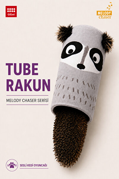 Gigwi Melody Chaser Serisi Tube Rakun Oyuncak - Dokunmaya Duyarlı & Cırcır Bö...