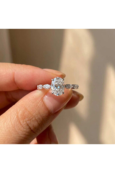 Choice9 6 Silver 925 Sterling Silver Dainty Women Rings Small AAA Cubic Zirco...