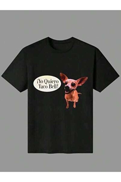 26LIK I Yo Quiero Taco Bell T-Shirt Casual Digital Print 220g Pure Heavy 100%...