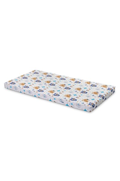 Sensillo Saltea din spuma 120x60x6 cm Forest Animals pentru patut copii tradi...