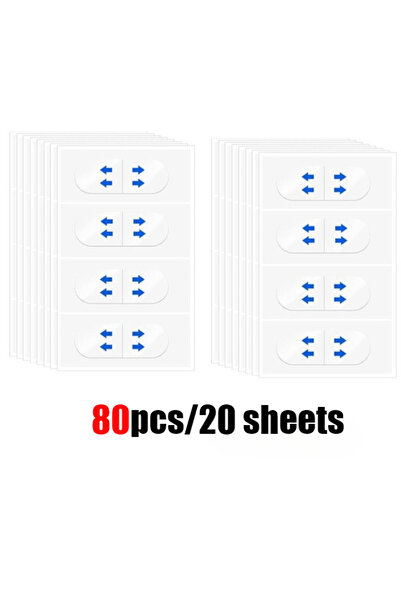 Choice1 80PCS 20sheets 40/80/120pcs V Lift Face Sticker Tighten Chin Invisibl...