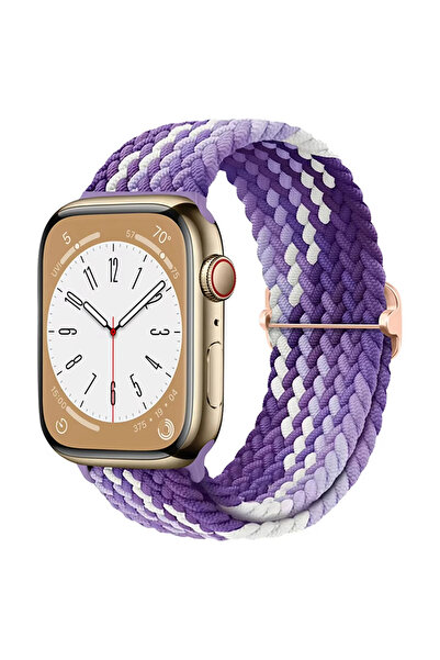 Choice28 42mm 44mm 45mm 49mm 12 Z-Purple Braided Solo Loop For watch Ultra ba...