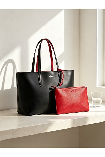 Lacoste Kids Women's Double Sided Two-Tone Large Capacity, Messenger Bag Hand...