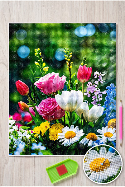 LİVA CRAFT Art & Craft Diamond Mosaic Painting, Diamond Painting Puzzle 50 X ...
