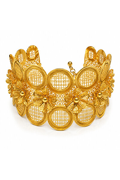 BELLA CİAO Gold-Tone Cuff Bracelet – Design 28