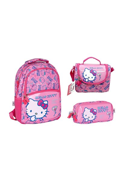 Hello Kitty School Bag Set (3 Pieces)