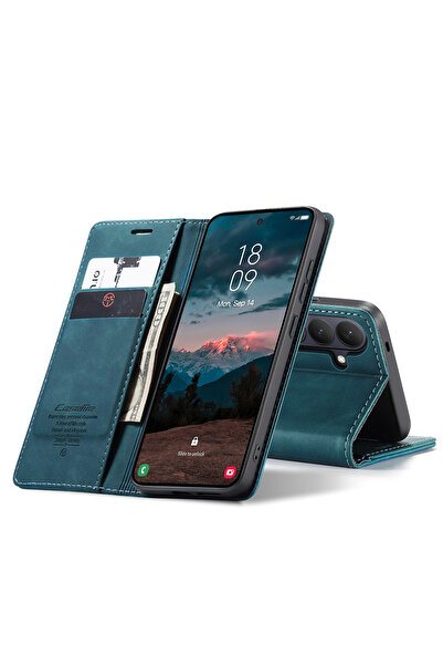 Caseme Husa pentru Samsung Galaxy S26 Plus – CaseMe, tip carte, piele, functie portofel, stand, finisaj catifelat